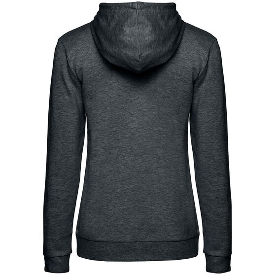 Толстовка с капюшоном женская Hoodie, серый меланж (антрацит)-2