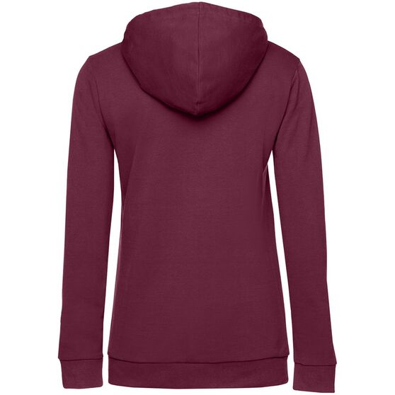 Толстовка с капюшоном женская Hoodie, бордовая-2