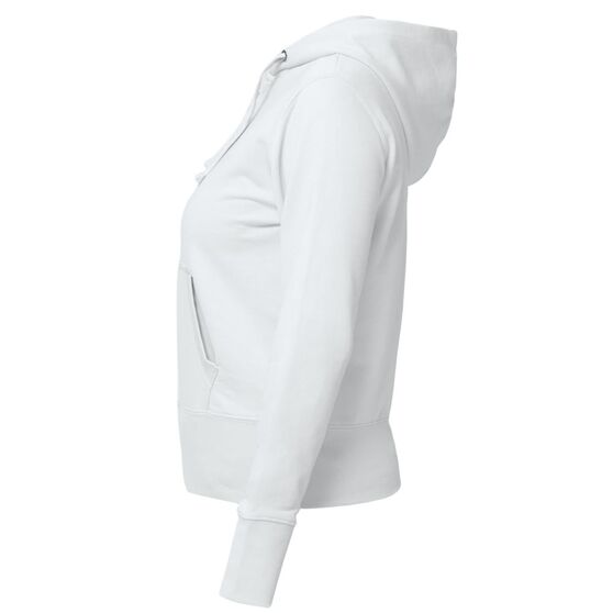 Толстовка женская Hooded Full Zip белая-2
