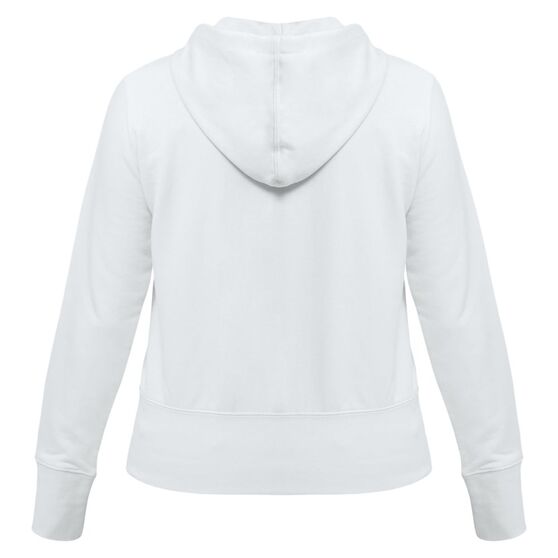 Толстовка женская Hooded Full Zip белая-3