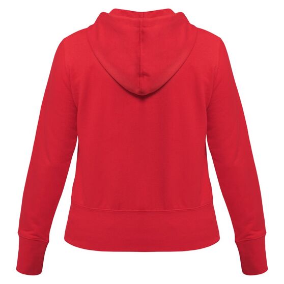 Толстовка женская Hooded Full Zip красная-3