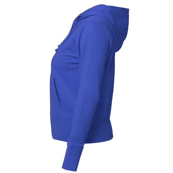 Толстовка женская Hooded Full Zip ярко-синяя-2