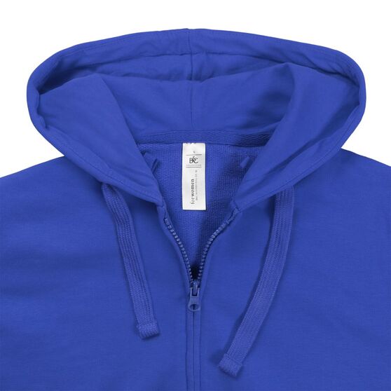 Толстовка женская Hooded Full Zip ярко-синяя-4