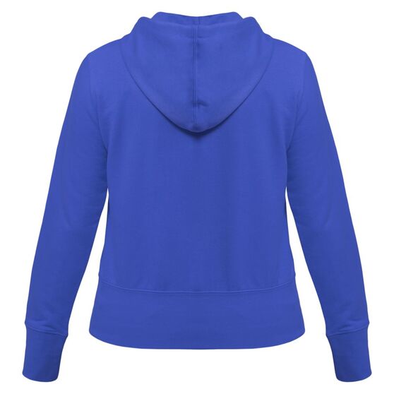 Толстовка женская Hooded Full Zip ярко-синяя-3