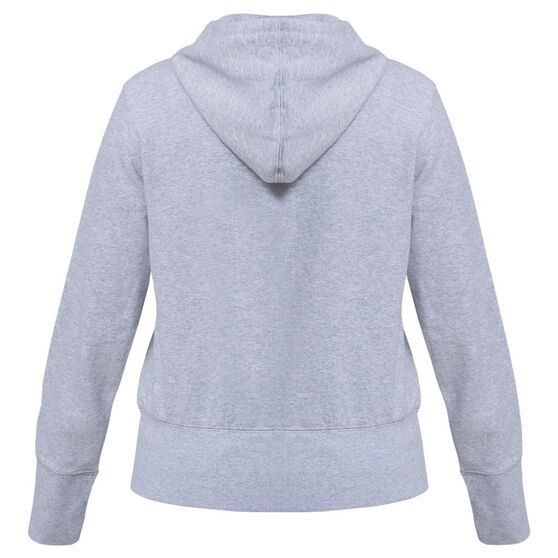 Толстовка женская Hooded Full Zip серый меланж-3