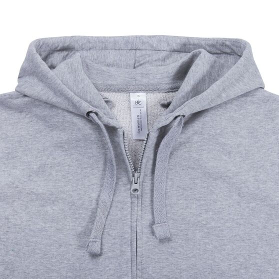 Толстовка женская Hooded Full Zip серый меланж-4