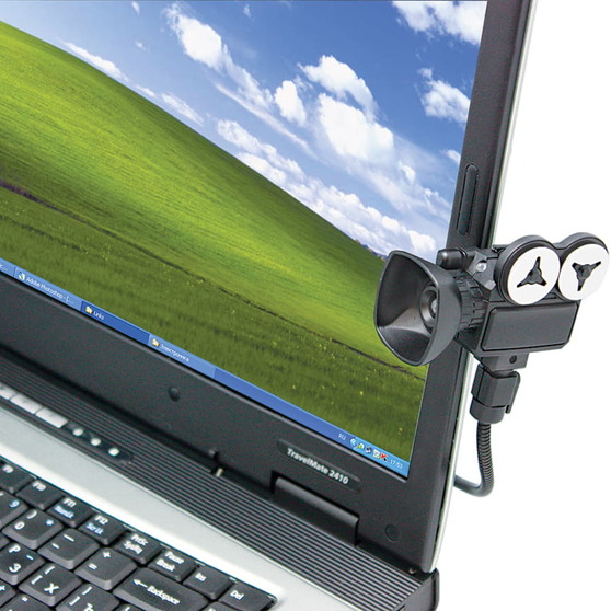 Веб-камера с микрофоном "Мотор!", USB разъем, пластик-1