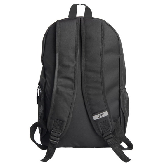 Рюкзак PLUS, чёрный/красный, 44 x 26 x 12 см, 100% полиэстер 600D-3