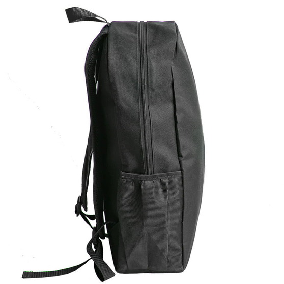 Рюкзак PLUS, чёрный/синий, 44 x 26 x 12 см, 100% полиэстер 600D-2