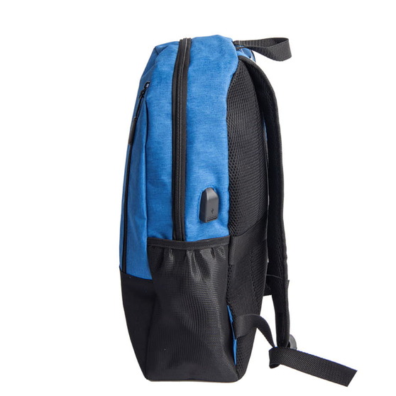 Рюкзак водостойкий "PULL", синий/чёрный, 45 x 28 x 11 см, 100% полиэстер 300D+600D-1