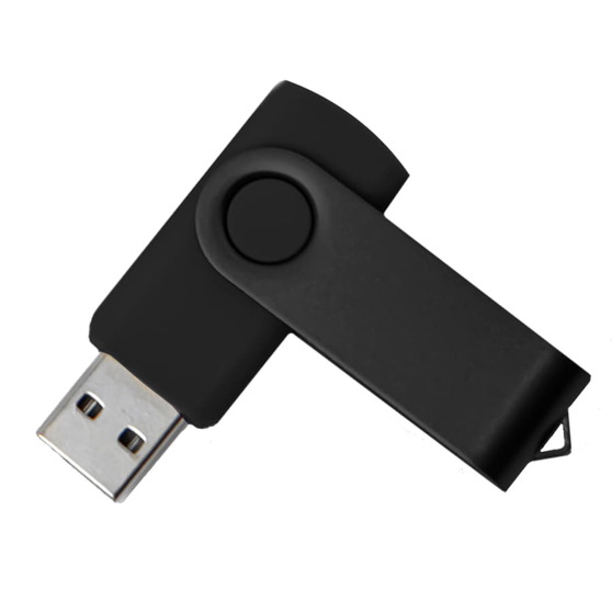 USB flash-карта DOT (16Гб), черный, 5,8х2х1,1см, пластик, металл-1