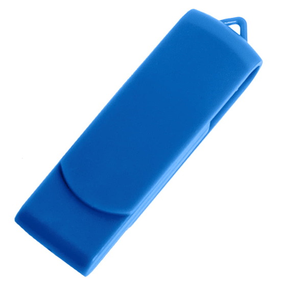USB flash-карта SWING (8Гб), синий, 6,0х1,8х1,1 см, пластик-1