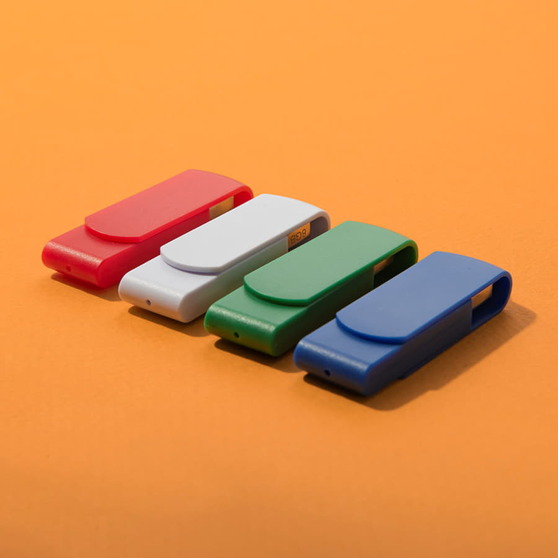 USB flash-карта SWING (8Гб), черный, 6,0х1,8х1,1 см, пластик-3