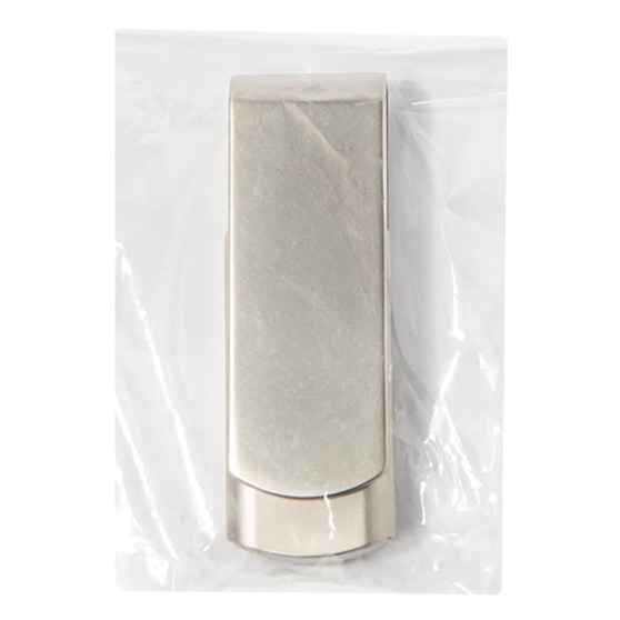 USB flash-карта SWING METAL (16Гб), серебристая, 5,3х1,7х0,9 см, металл-3