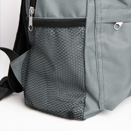 Рюкзак водостойкий "DISCO", серый, 41 x 30 x11 см, 100% полиэстер 600D-6