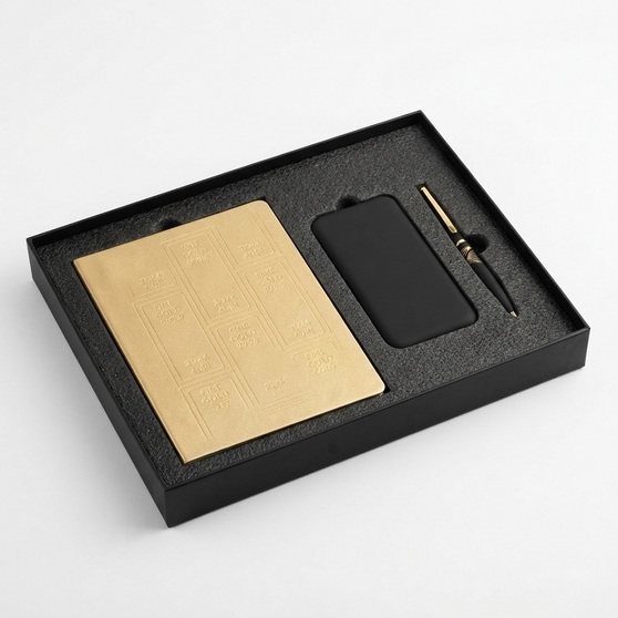 Коробка для набора: ежедневник, power bank, ручка-5