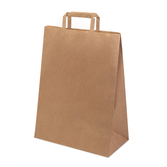 Пакет бумажный QUADRATA XL, крафт, плотность 80 г/м2, 43 x 32 x 17 cм-1