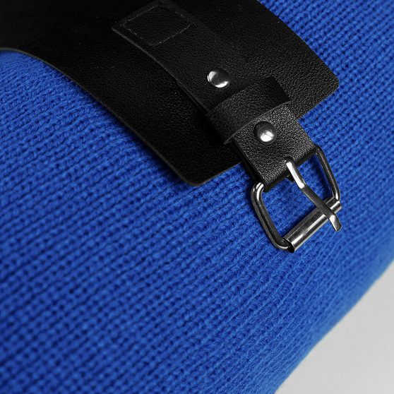 Плед "Belt"; синий; 130 х 180 см; 100% акрил, с поясом-3