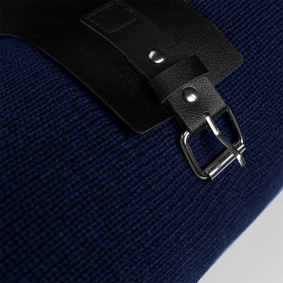 Плед "Belt"; т.синий; 130 х 180 см; 100% акрил, с поясом-3