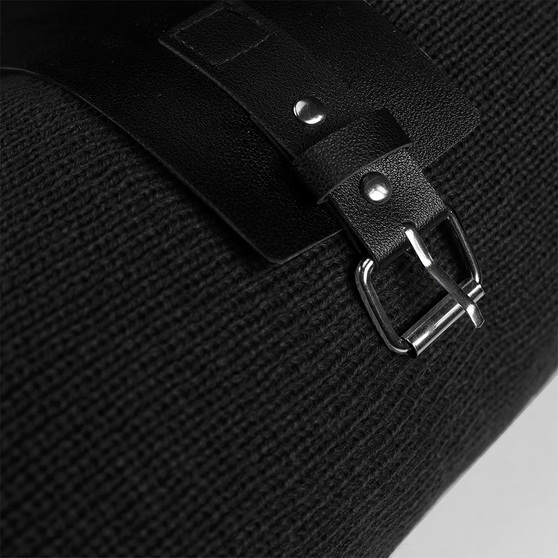 Плед "Belt"; чёрный; 130 х 180 см; 100% акрил, с поясом-3