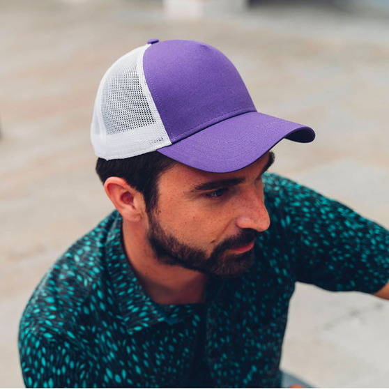 Бейсболка RAPPER COTTON, 5 клиньев, пластиковая застежка-3
