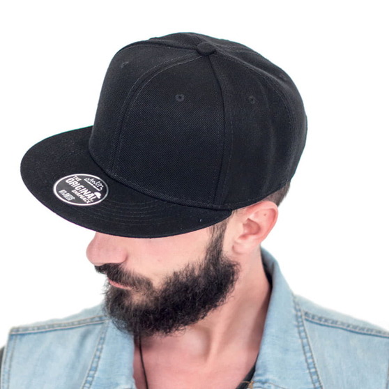 Бейсболка SNAP BACK, 6 клиньев, пластиковая застежка-1