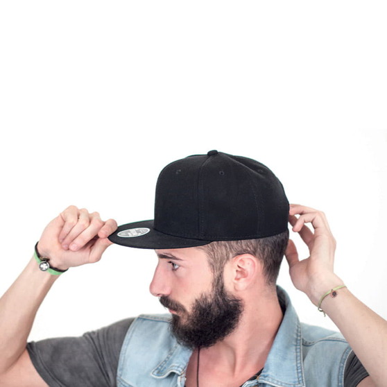 Бейсболка SNAP BACK, 6 клиньев, пластиковая застежка-2