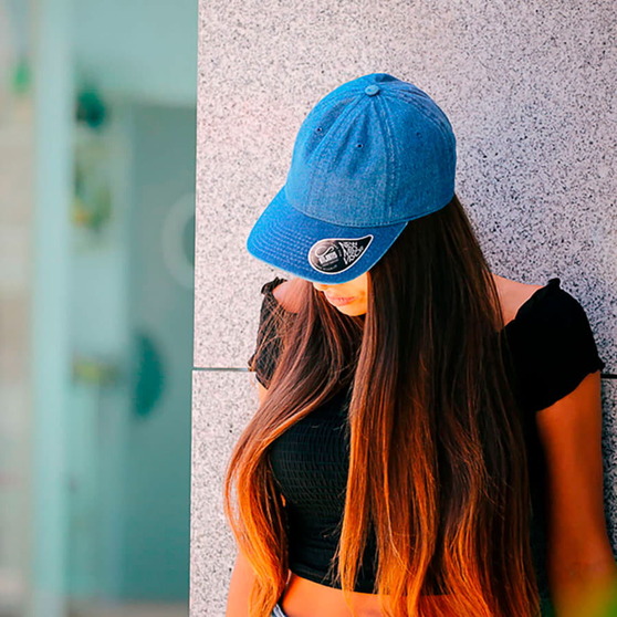 Бейсболка DAD HAT, 6 клиньев, металлическая застежка-1
