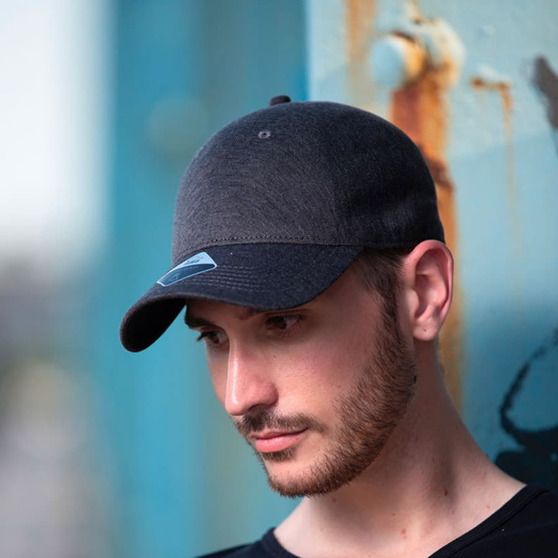 Бейсболка UNI-CAP PIQUET, без панелей и швов, без застежки-1