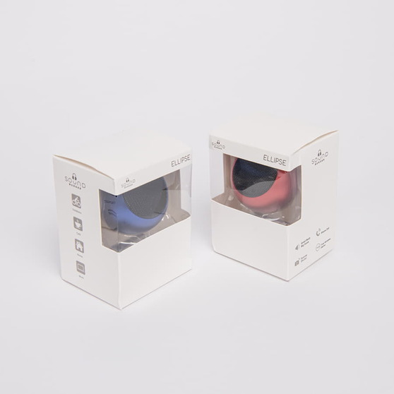 Портативная mini Bluetooth-колонка Sound Burger "Ellipse" красная-5