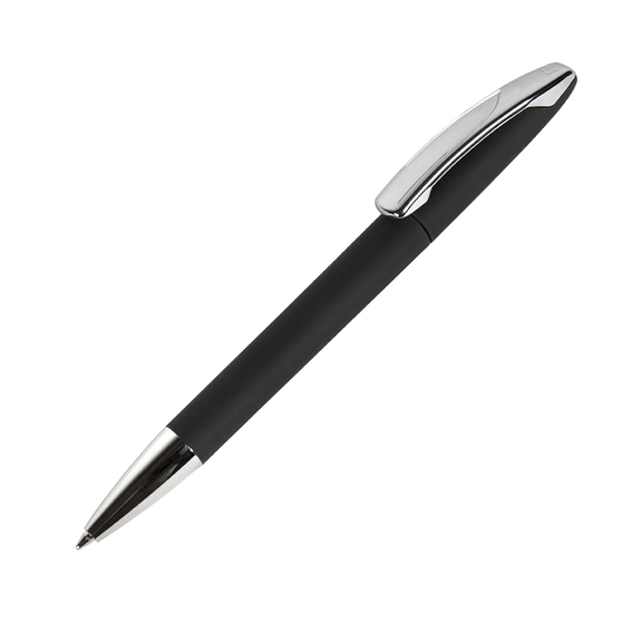 Ручка шариковая VIEW, пластик/металл, покрытие soft touch-1
