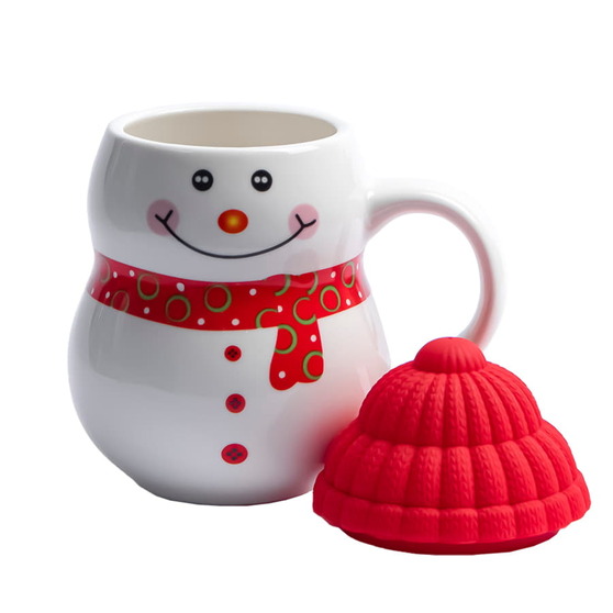 Кружка SNOWMAN с крышкой-2