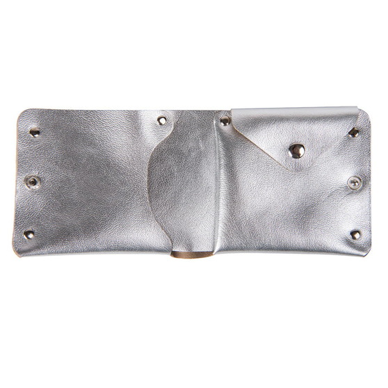 Портмоне кожаное LOFT SILVER-2