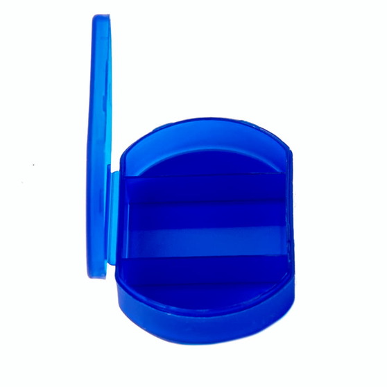 Витаминница TRIZONE, 3 отсека; 6 x 1.3 x 3.9 см; пластик, синяя-3