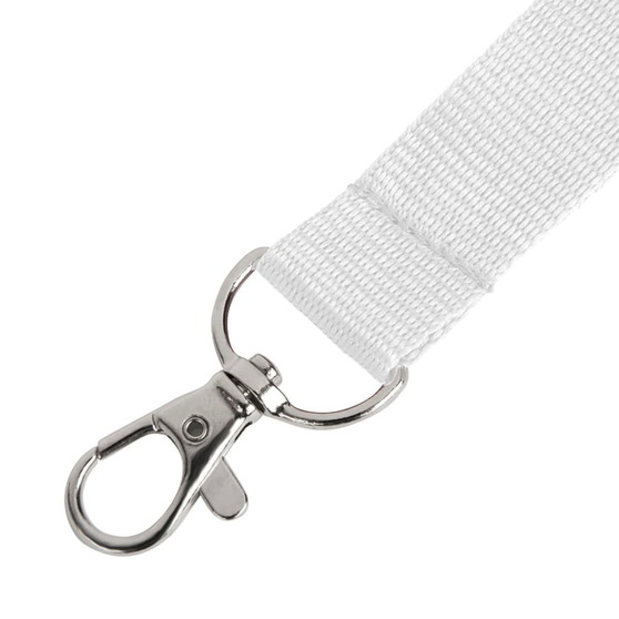 Ланъярд NECK, белый, полиэстер, 2х50 см-1
