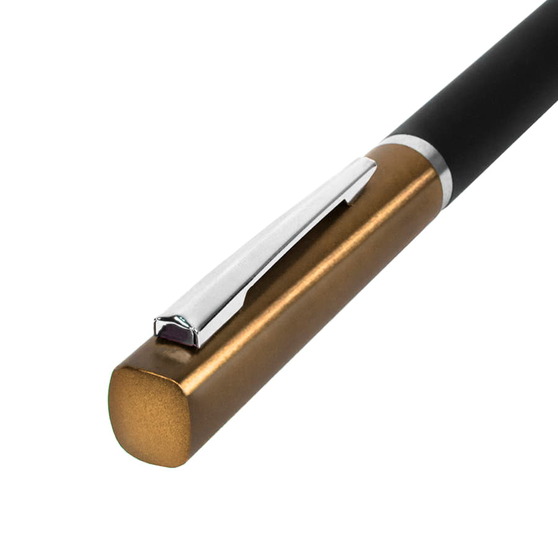 Ручка шариковая M1, пластик, металл, покрытие soft touch-1