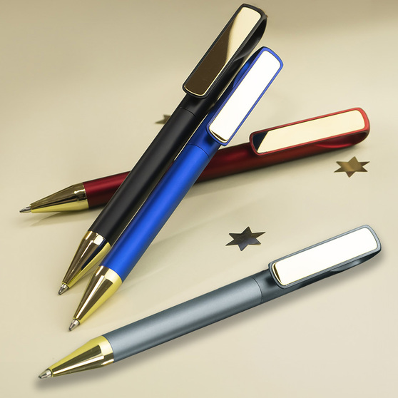 Ручка шариковая GLOSSY GOLD-3