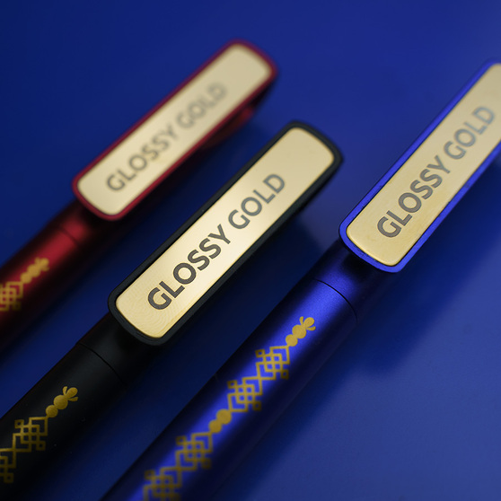 Ручка шариковая GLOSSY GOLD-6