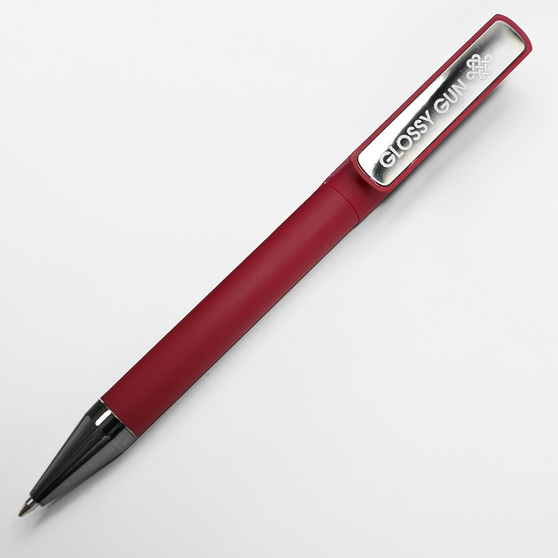 Ручка шариковая GLOSSY GUN с покрытием soft touch-4