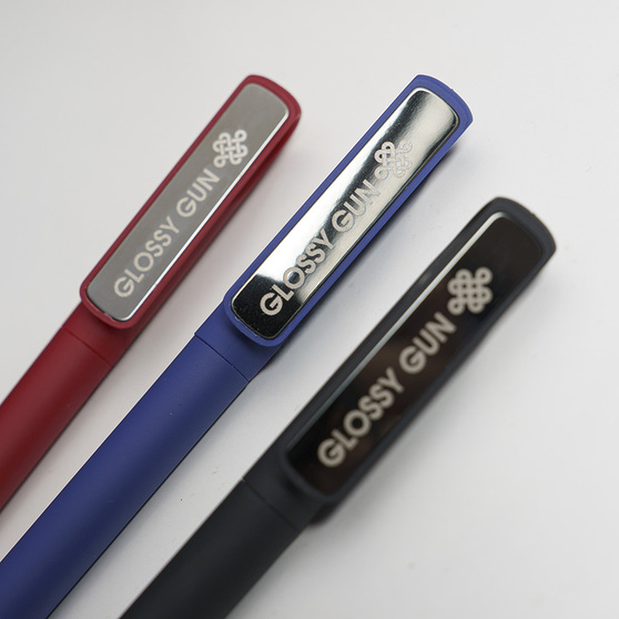 Ручка шариковая GLOSSY GUN с покрытием soft touch-6