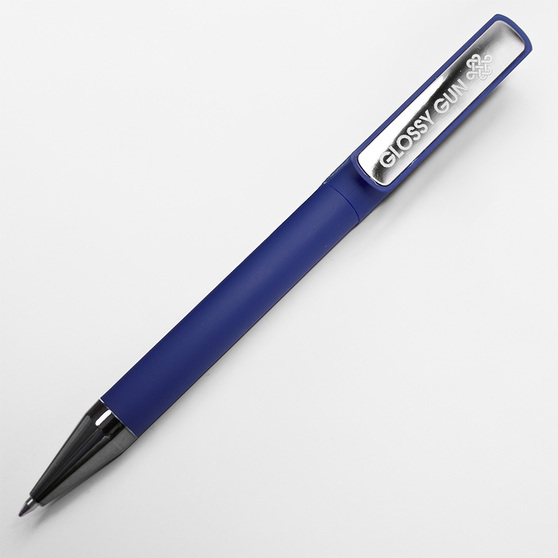 Ручка шариковая GLOSSY GUN с покрытием soft touch-3