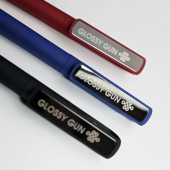 Ручка шариковая GLOSSY GUN с покрытием soft touch-7