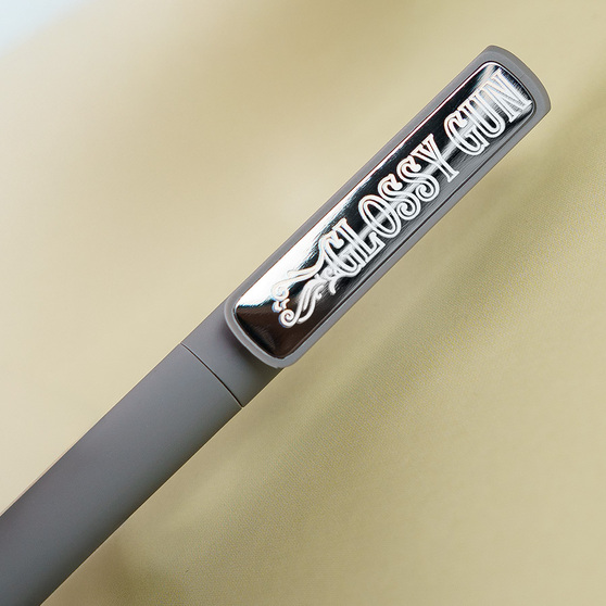 Ручка шариковая GLOSSY GUN с покрытием soft touch-3
