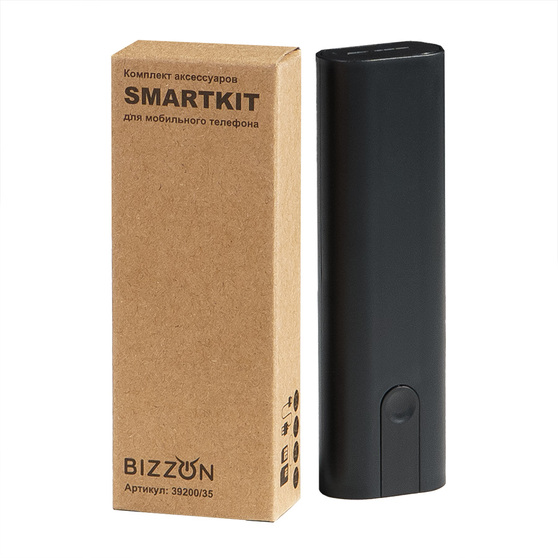 Комплект аксессуаров SMARTKIT для мобильного телефона, пластик, черный-5
