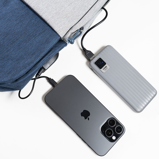 Набор подарочный POWER BEAM: рюкзак c USB портом и power bank-2