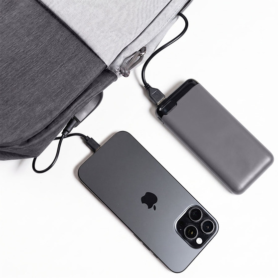 Набор подарочный POWER BEAM: рюкзак c USB портом и power bank-1