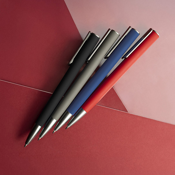 Ручка шариковая ELEGANCE с покрытием soft touch-1