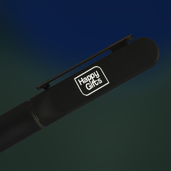 Ручка шариковая NEO с подсветкой после гравировки, soft touch-2