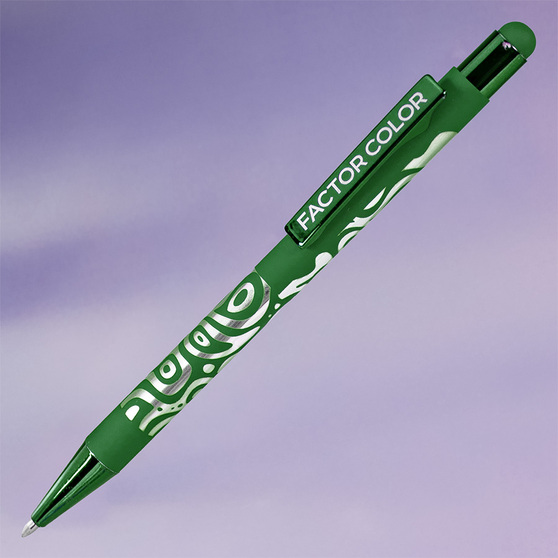 Ручка шариковая FACTOR COLOR со стилусом-1