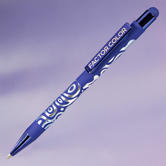 Ручка шариковая FACTOR COLOR со стилусом-1